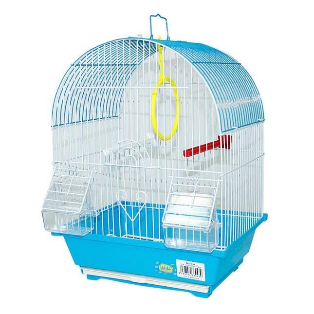 Jaula para pajaros con comederos,Palos y Columpios Jaula agapornis Jaula para ninfas 30*23*39CM