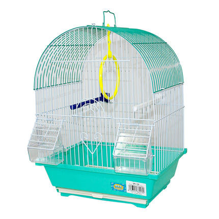 Jaula para pajaros con comederos,Palos y Columpios Jaula agapornis Jaula para ninfas 30*23*39CM