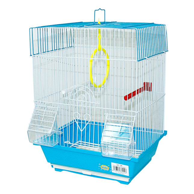 Jaula para pajaros con comederos,Palos y Columpios Jaula agapornis Jaula para ninfas 30*23*39CM