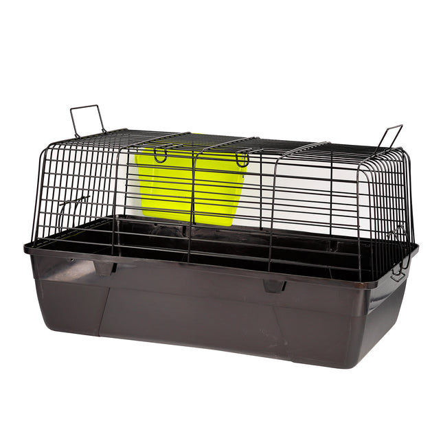 Jaula para Conejos/cobayas Cierre de Seguridad para Animales pequeños Jaula Conejos 60*35.5*32.5CM