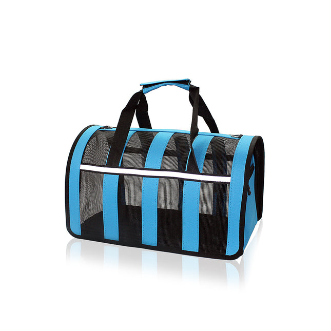 Transportín Portátil y Plegable para Perros y Gatos para Viajar en Avión y Tren, Bolsa de Transporte S-34X24X24CM
