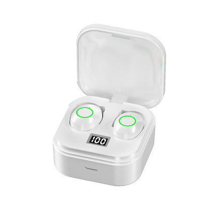 Auriculares Bluetooth inalámbricos TWS 5.1 mini con control táctil y pantalla LED para deportes
