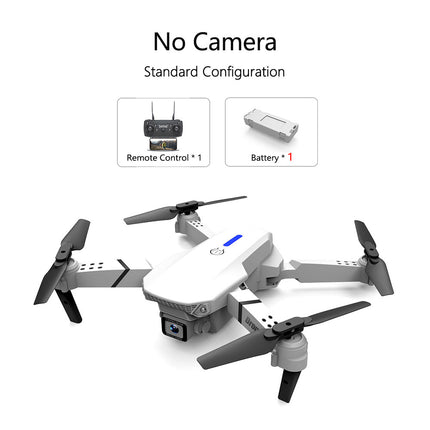 Drone plegable con cámara dual 4K, control remoto
