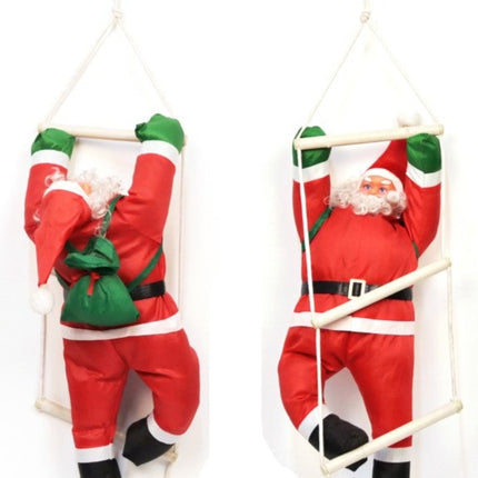 Papá Noel en Escalera Santa Adorno Colgante para Árboles de Navidad Decoración Navidad