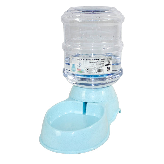 Dispensador de agua para mascotas, cuenco automático para gatos, perros, gran fuente de bebida 3.5L