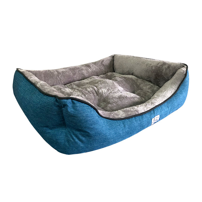 Cama para Perros Super Cómoda Cama para Mascotas con Suave Cama de Perros y Gatos Alfombra para Mascotas 88*65*23cm